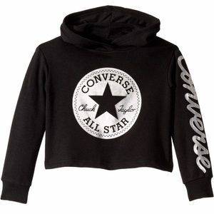 Converse Chuck Taylor Patch Cropped Hoodie